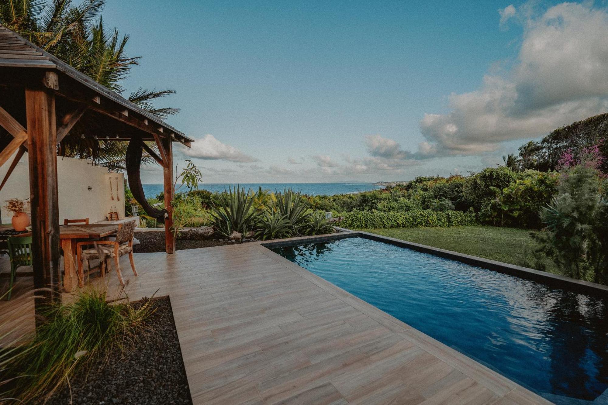 Villa Manika Vue Mer Le Moule Luaran gambar